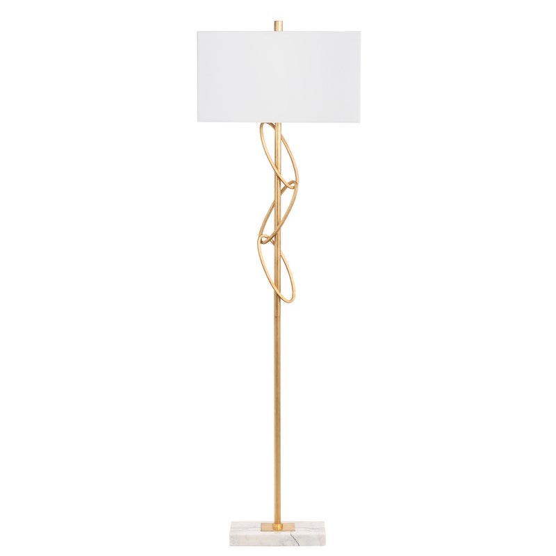Crestview Ringo Free Style Triple Rings Floor Lamp