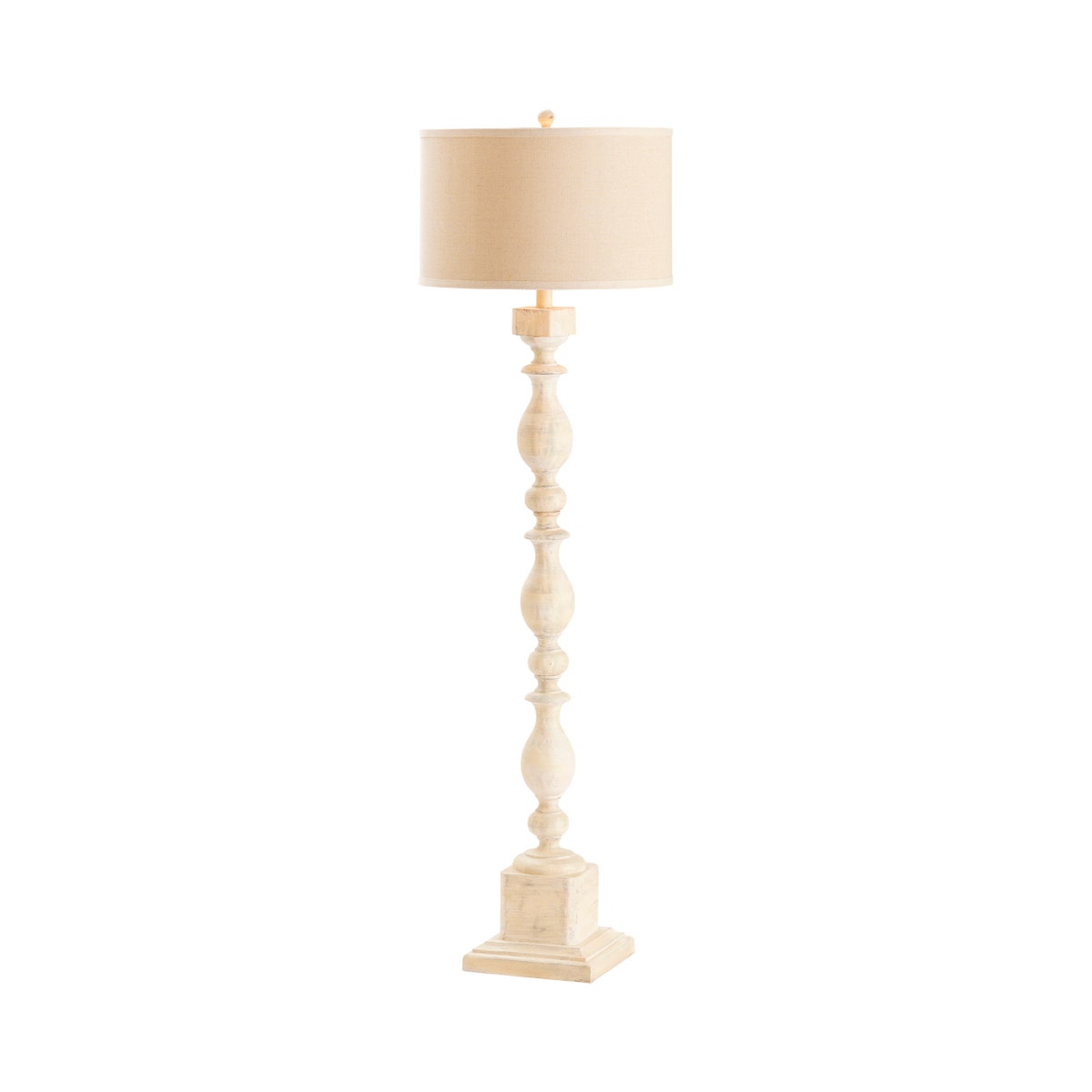 Crestview Wood Post Floor Lamp