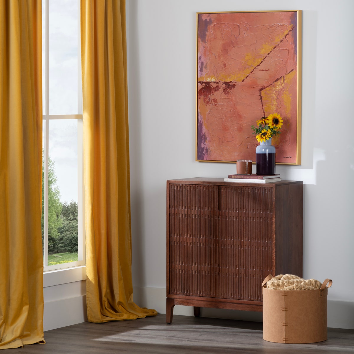 Crestview Collection Eaton Two-Door Cabinet CVFNR4631