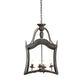 Crestview La Roux 4 light Chandelier