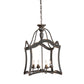Crestview La Roux 4 light Chandelier