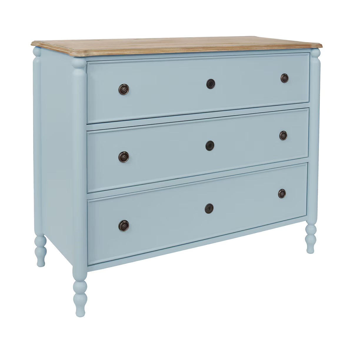 Powder Blue 3 Drawer Dresser