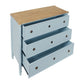 Powder Blue 3 Drawer Dresser