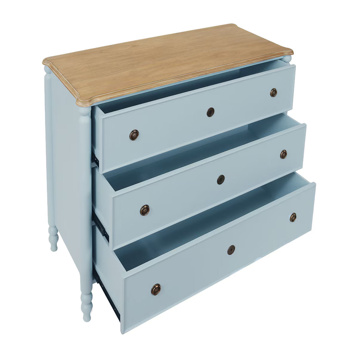 Powder Blue 3 Drawer Dresser