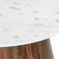 48" Round Marble Dining Table,