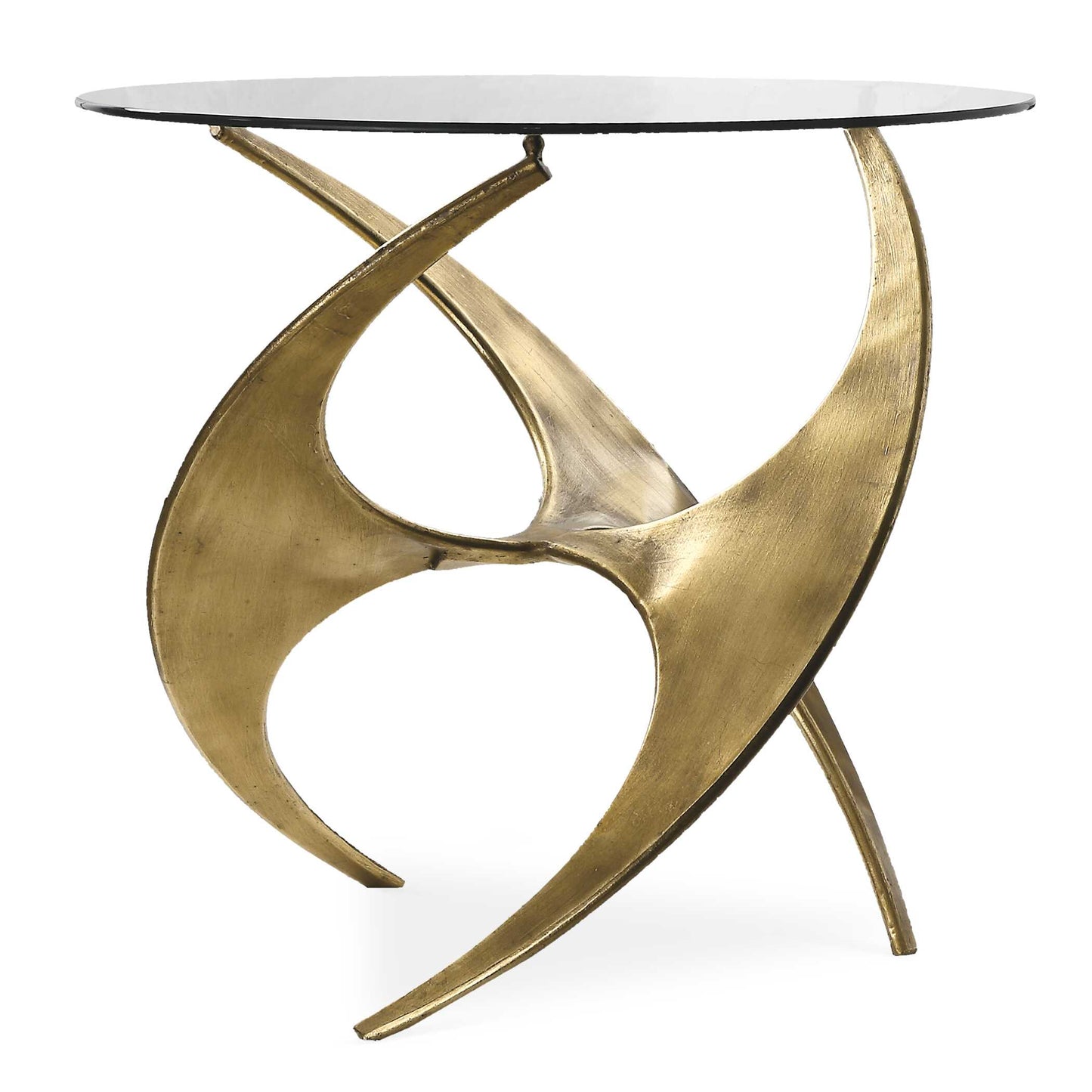 Uttermost Graciano Glass Side Table