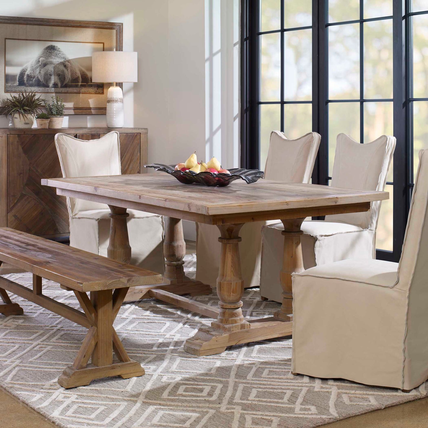 Uttermost Stratford Salvaged Wood Dining Table
