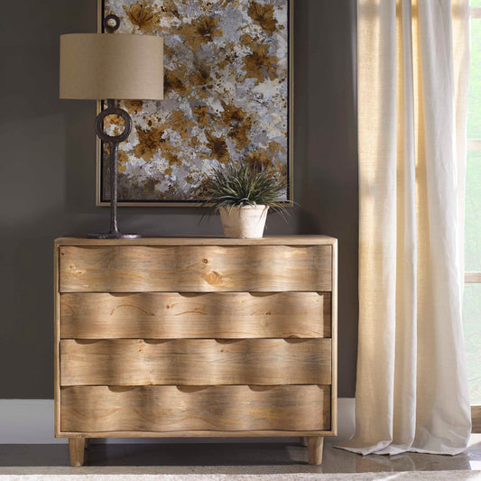 Uttermost Crawford Light Oak Accent Chest