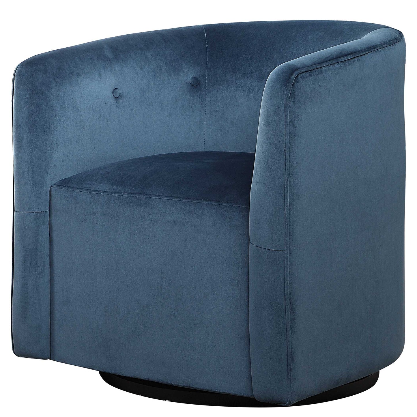 Uttermost Mallorie Blue Swivel Chair