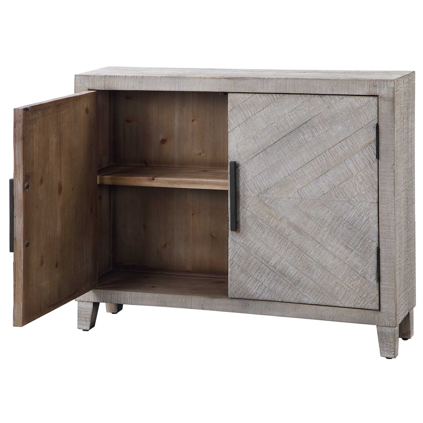 Uttermost Adalind White Washed Accent Cabinet