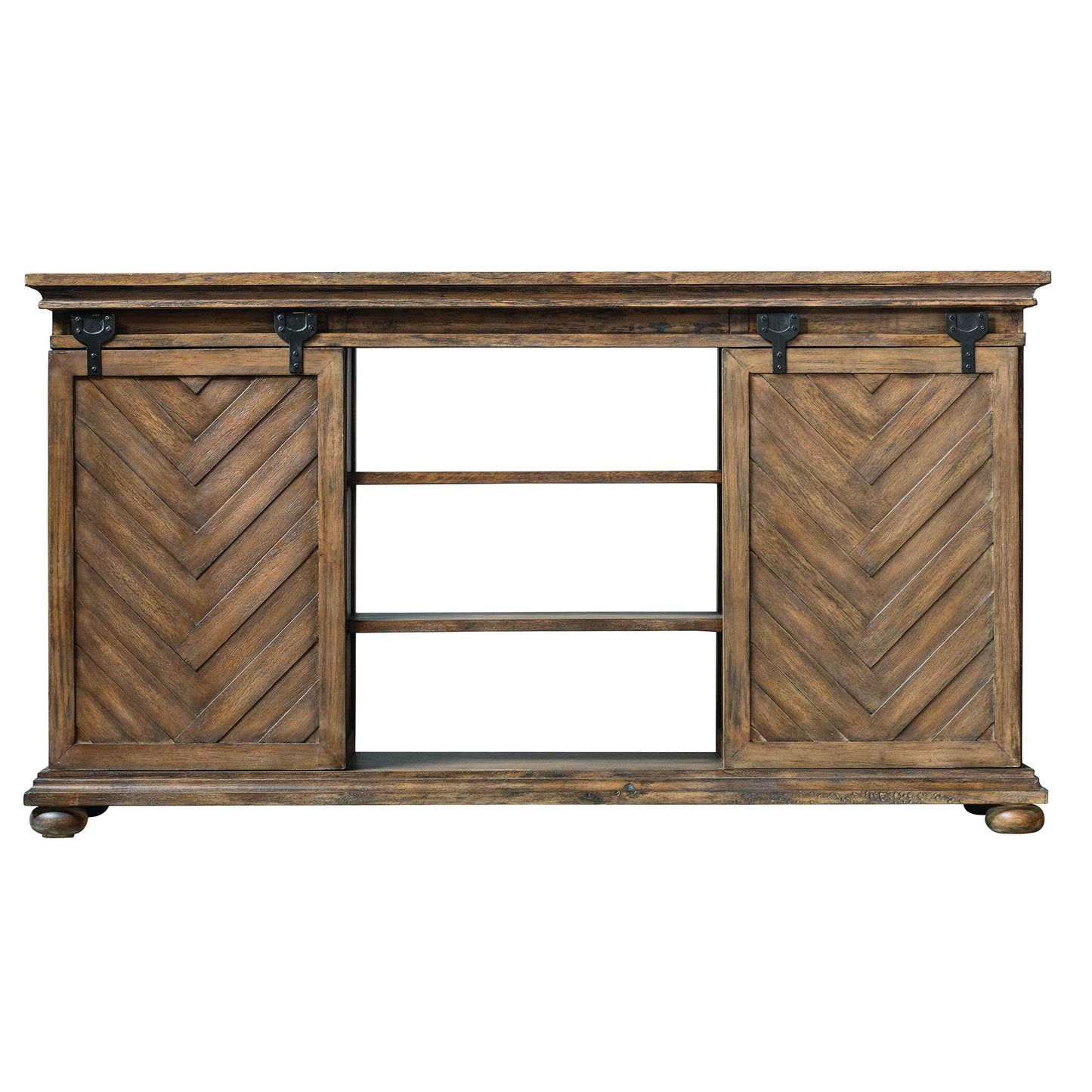 Uttermost Primalia Barn Door Media Console