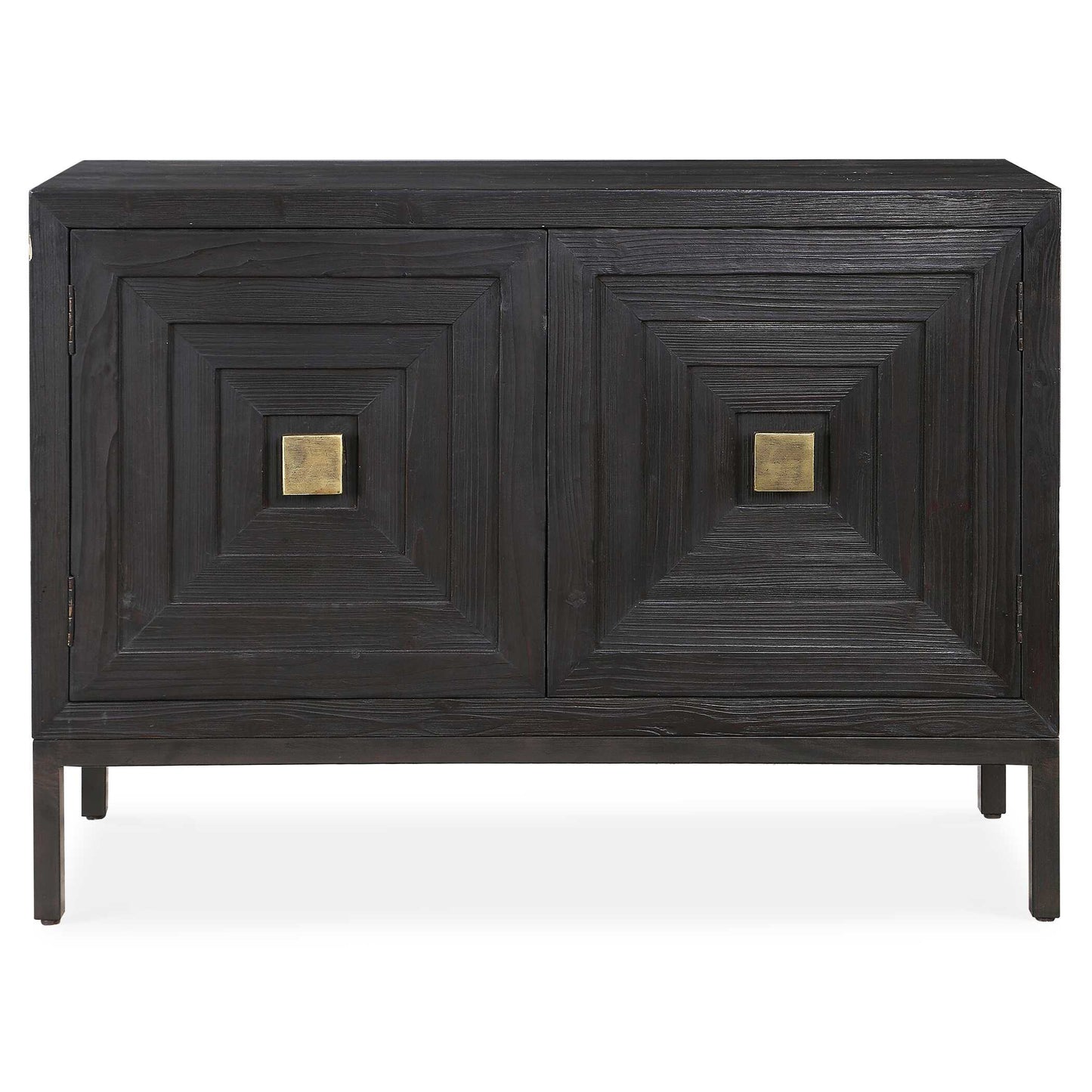 Uttermost Aiken Dark Walnut 2 Door Cabinet