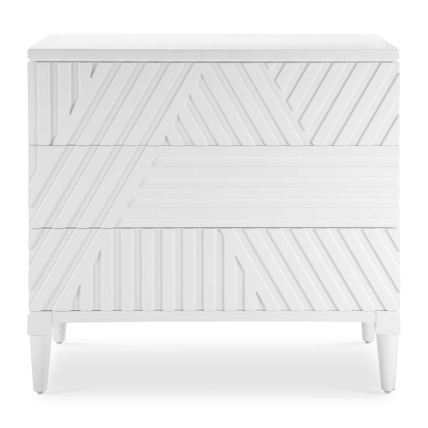 Uttermost Colby White Drawer Chest