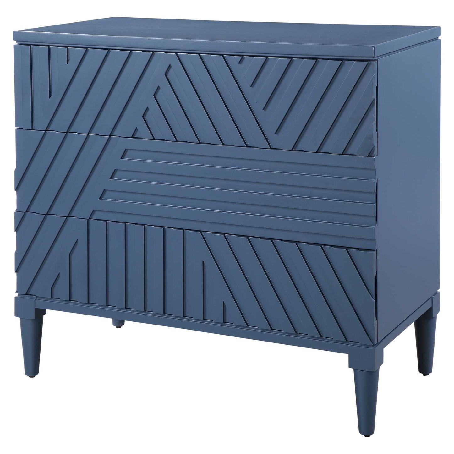 Uttermost Colby Blue Drawer Chest