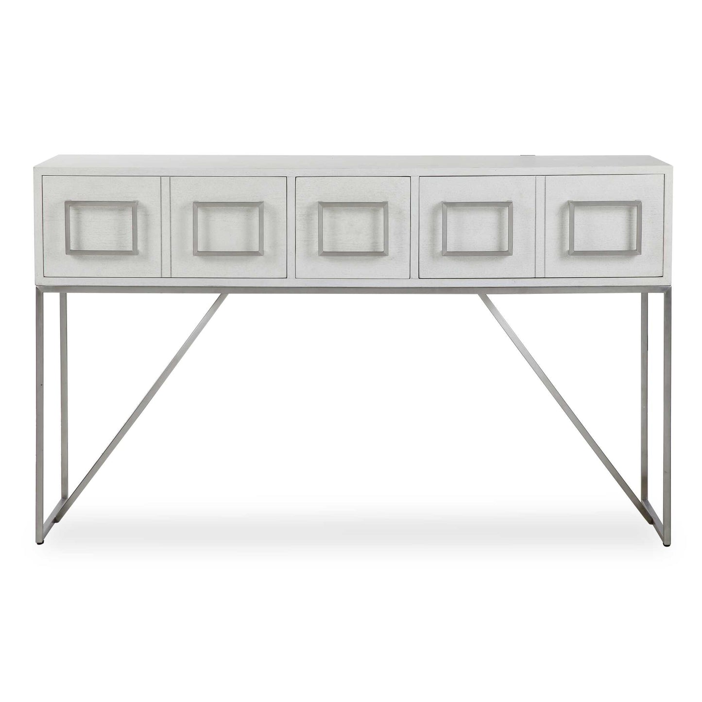Uttermost Abaya White Console Table