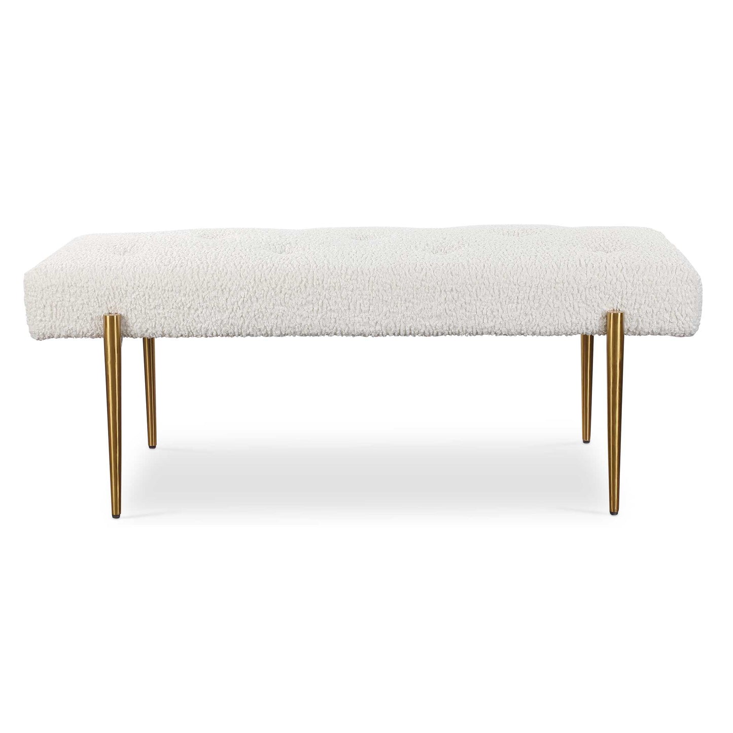 Uttermost Olivier White Bench