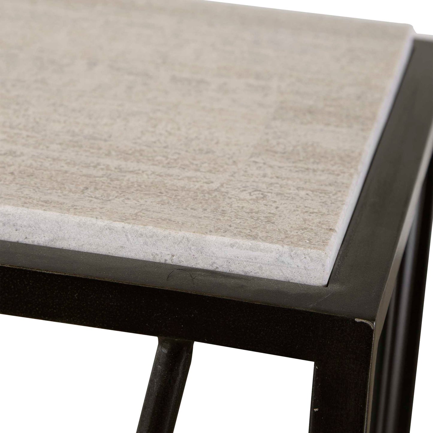 Uttermost Reed Travertine Console Table