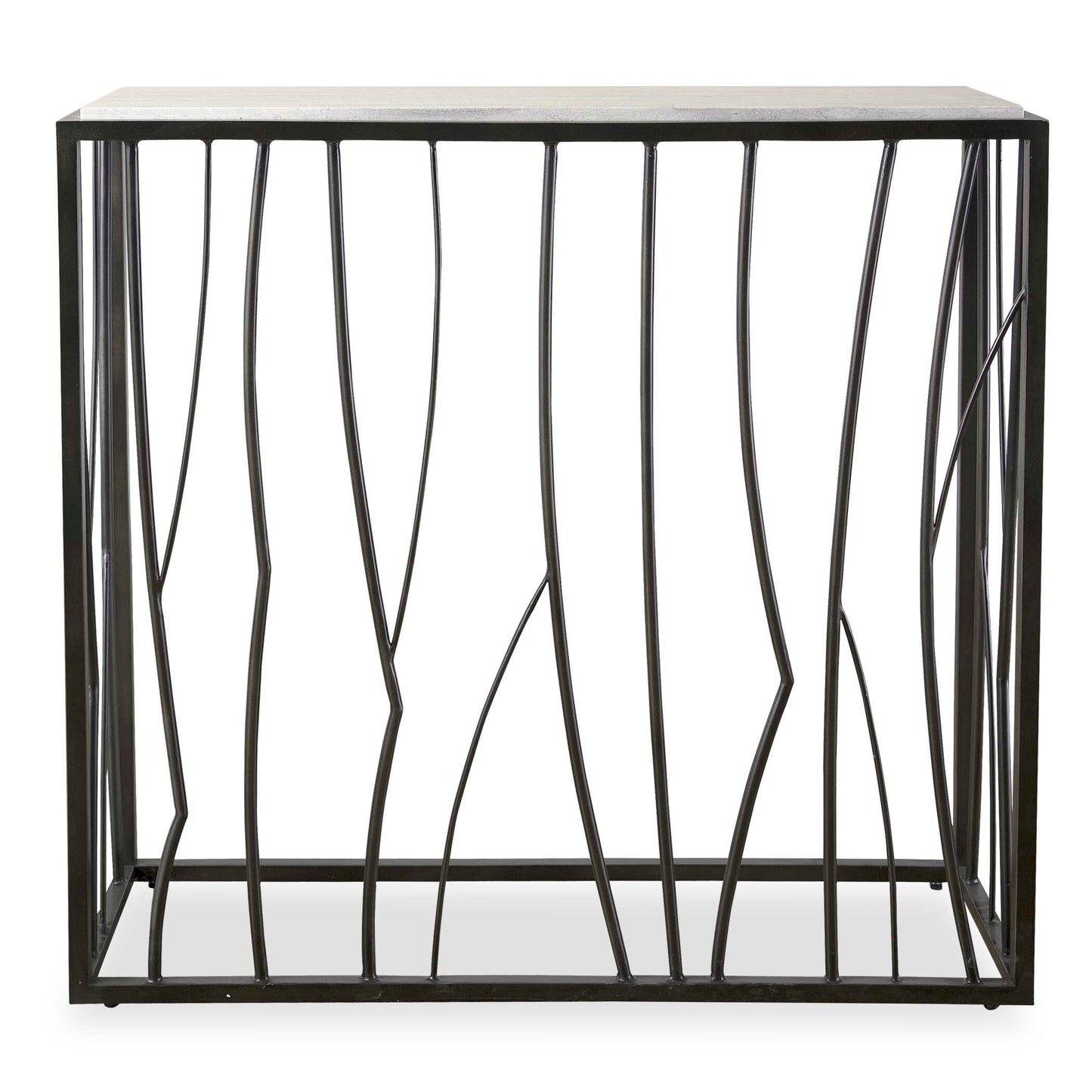 Uttermost Reed Travertine Console Table
