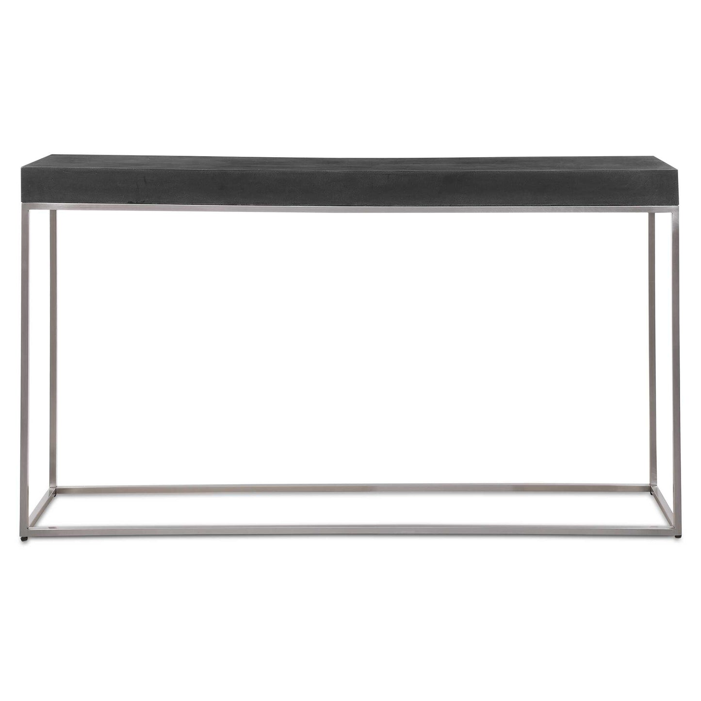 Uttermost Jase Black Concrete Console Table
