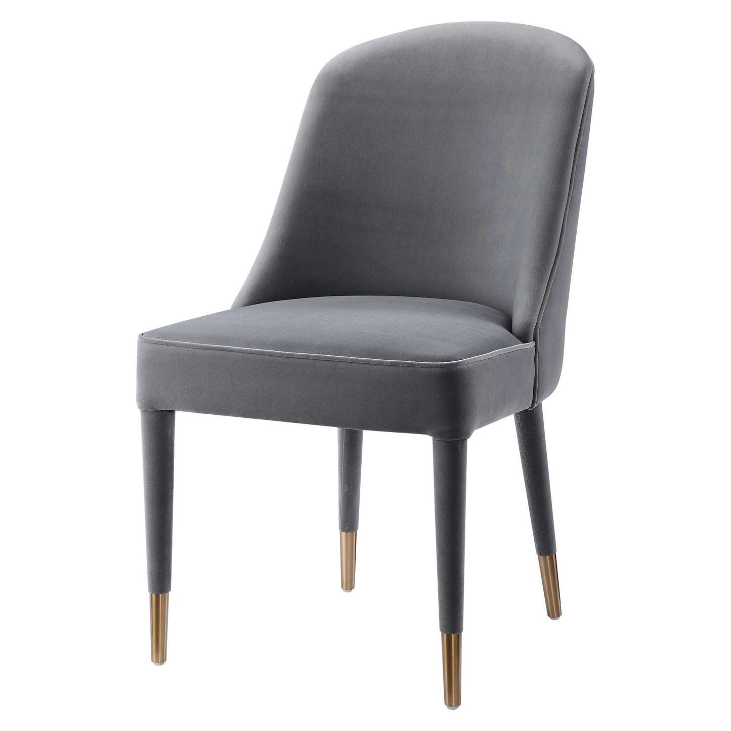 Uttermost Brie Armless Chair Gray Set Of 2