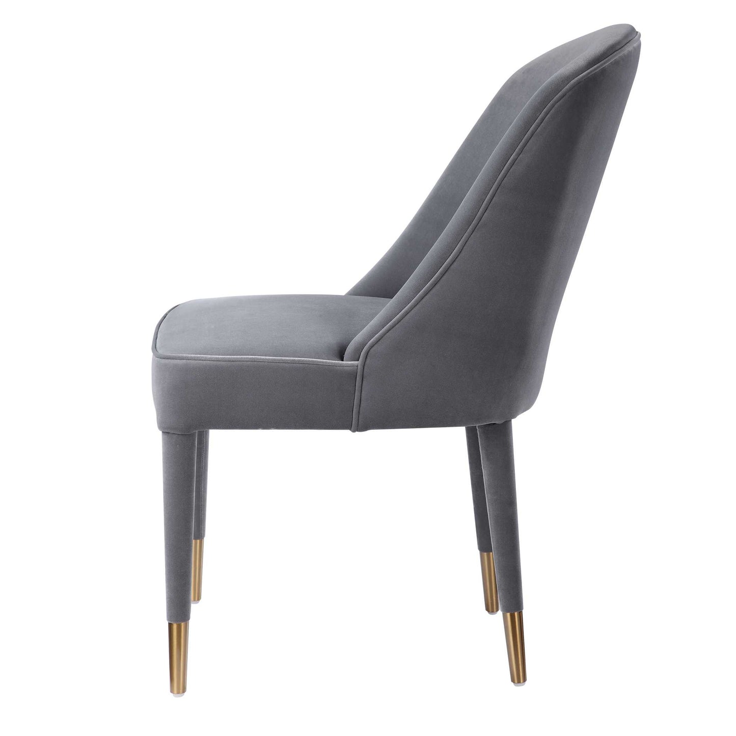 Uttermost Brie Armless Chair Gray Set Of 2