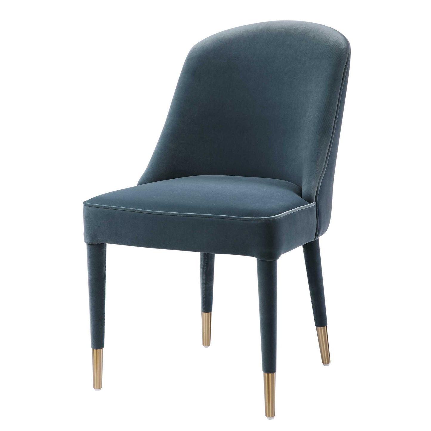 Uttermost Brie Armless Chair Blue Set Of 2