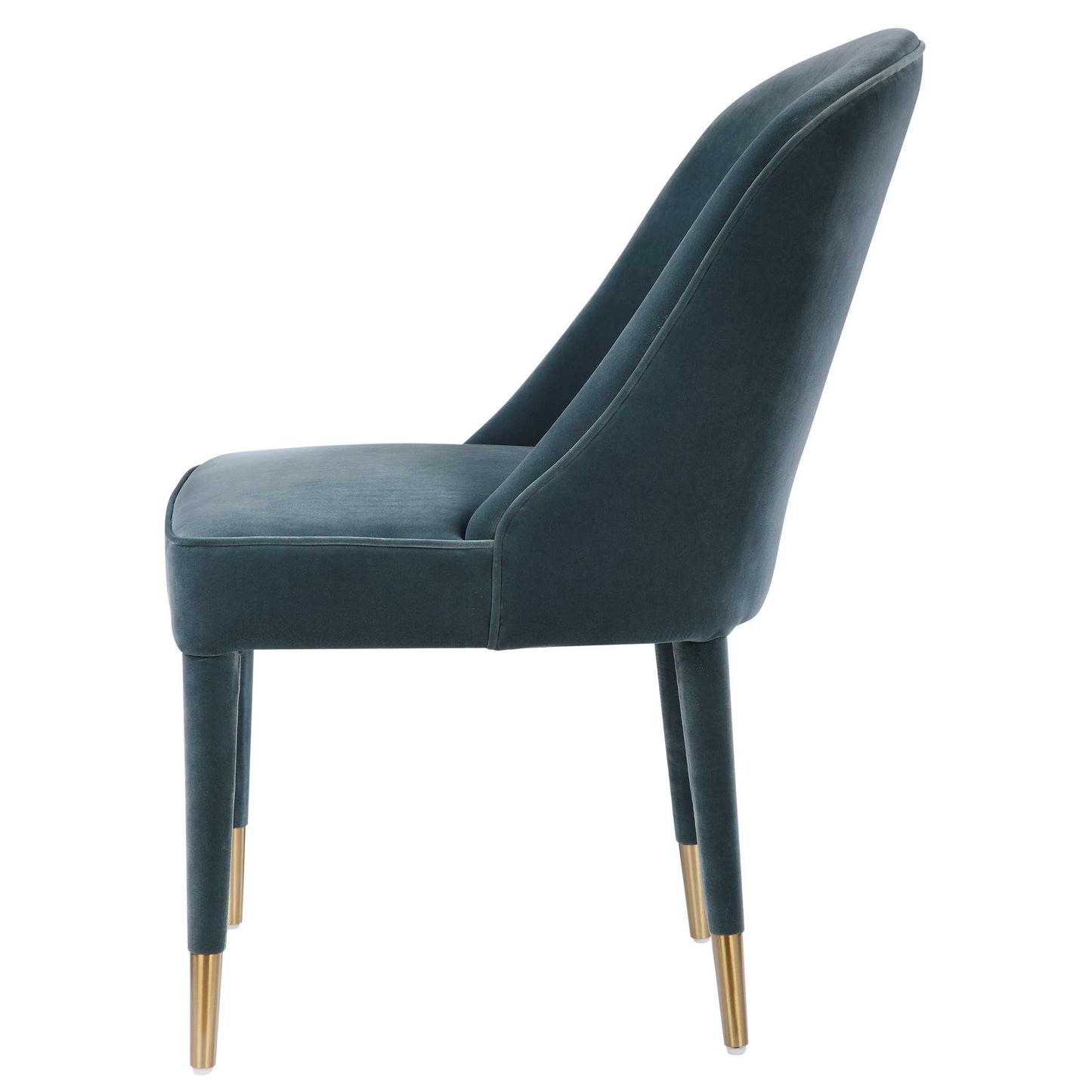 Uttermost Brie Armless Chair Blue Set Of 2