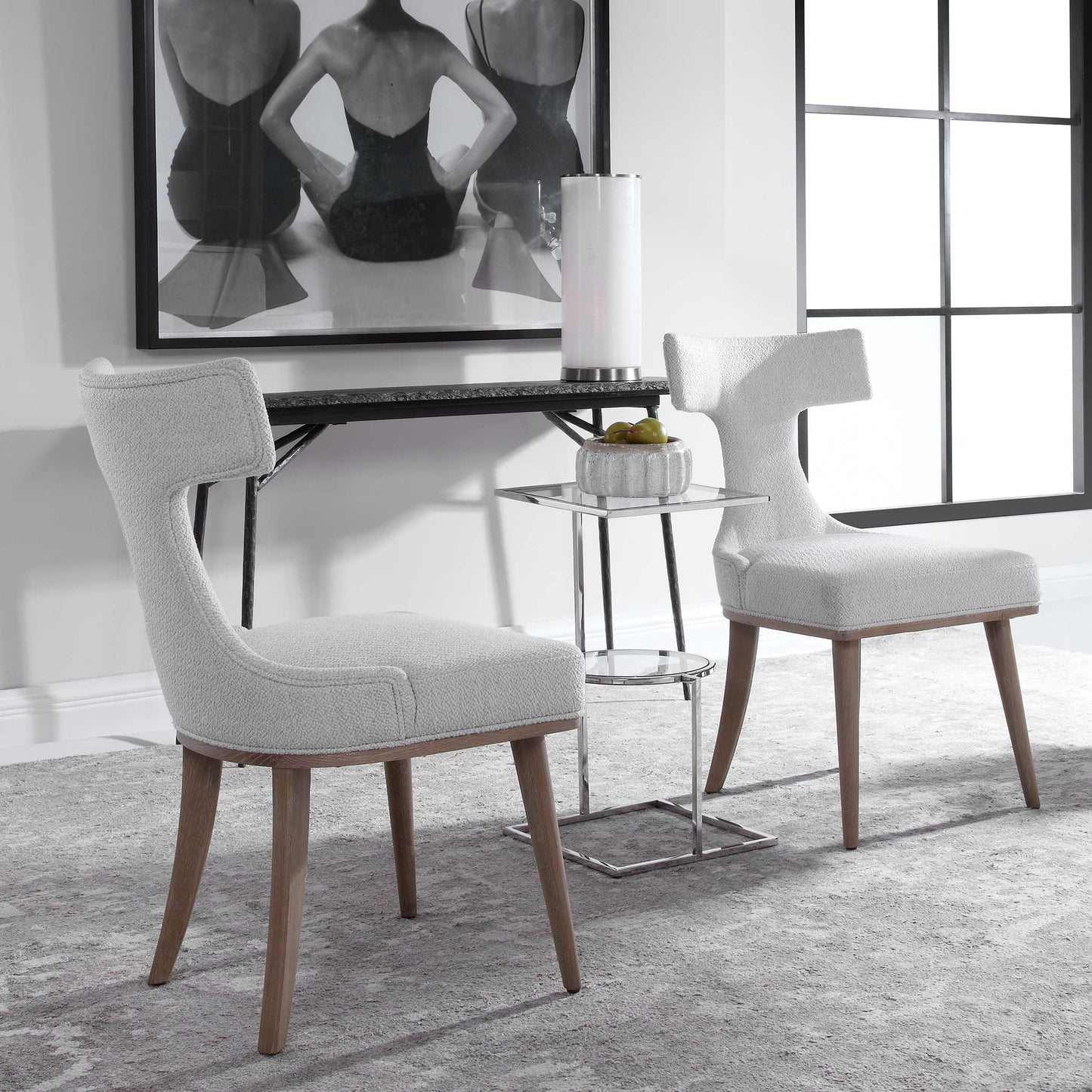 Uttermost Klismos Accent Chair Set Of 2