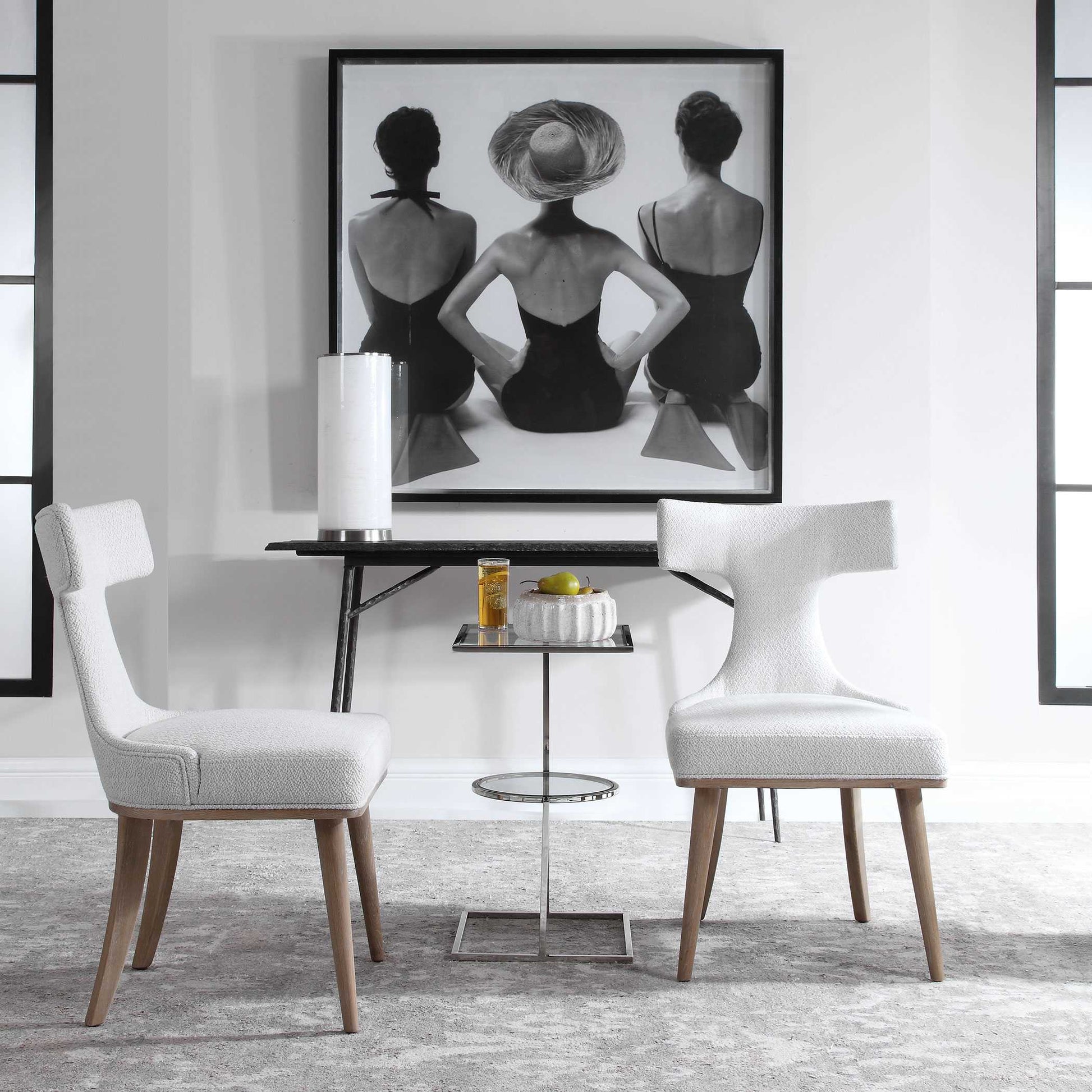 Uttermost Klismos Accent Chair Set Of 2