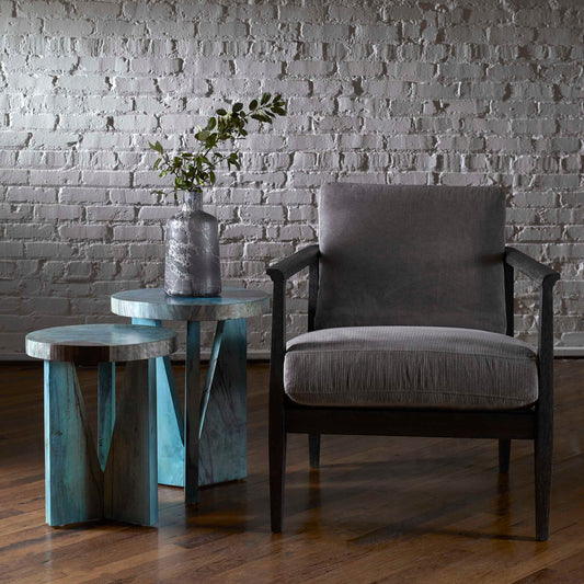 Uttermost Nadette Blue Nesting Tables Set/2