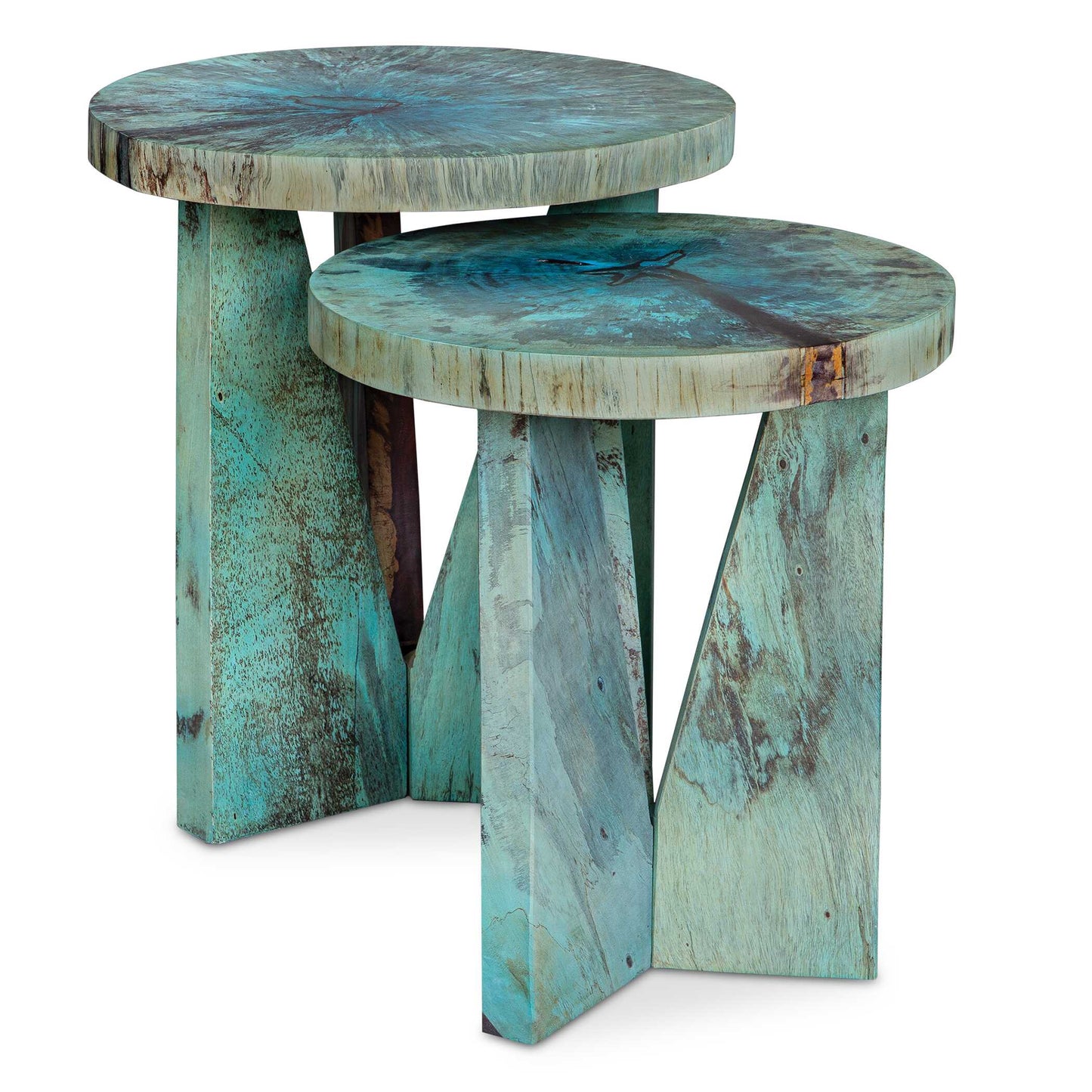 Uttermost Nadette Blue Nesting Tables Set/2