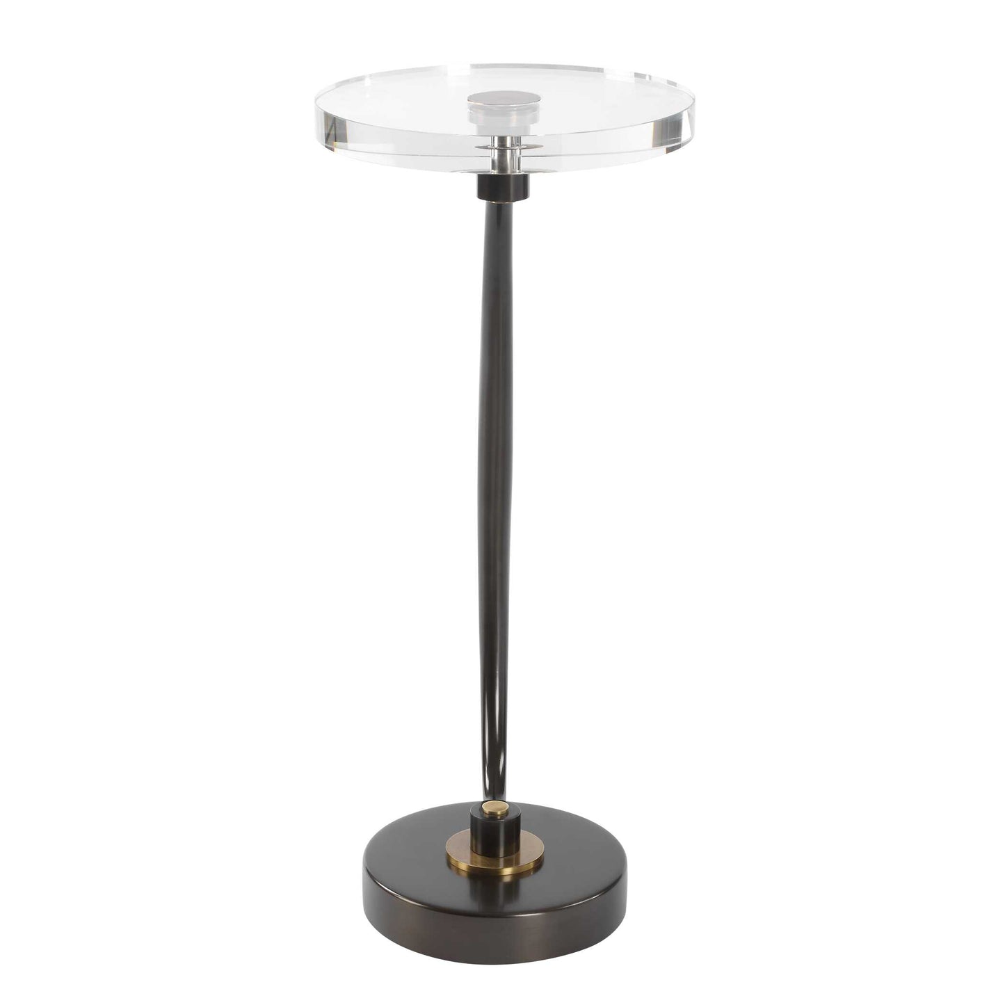 Uttermost Waveney Bronze Drink Table