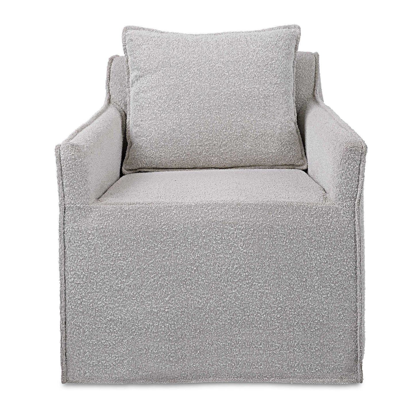 Uttermost Welland Gray Swivel Chair