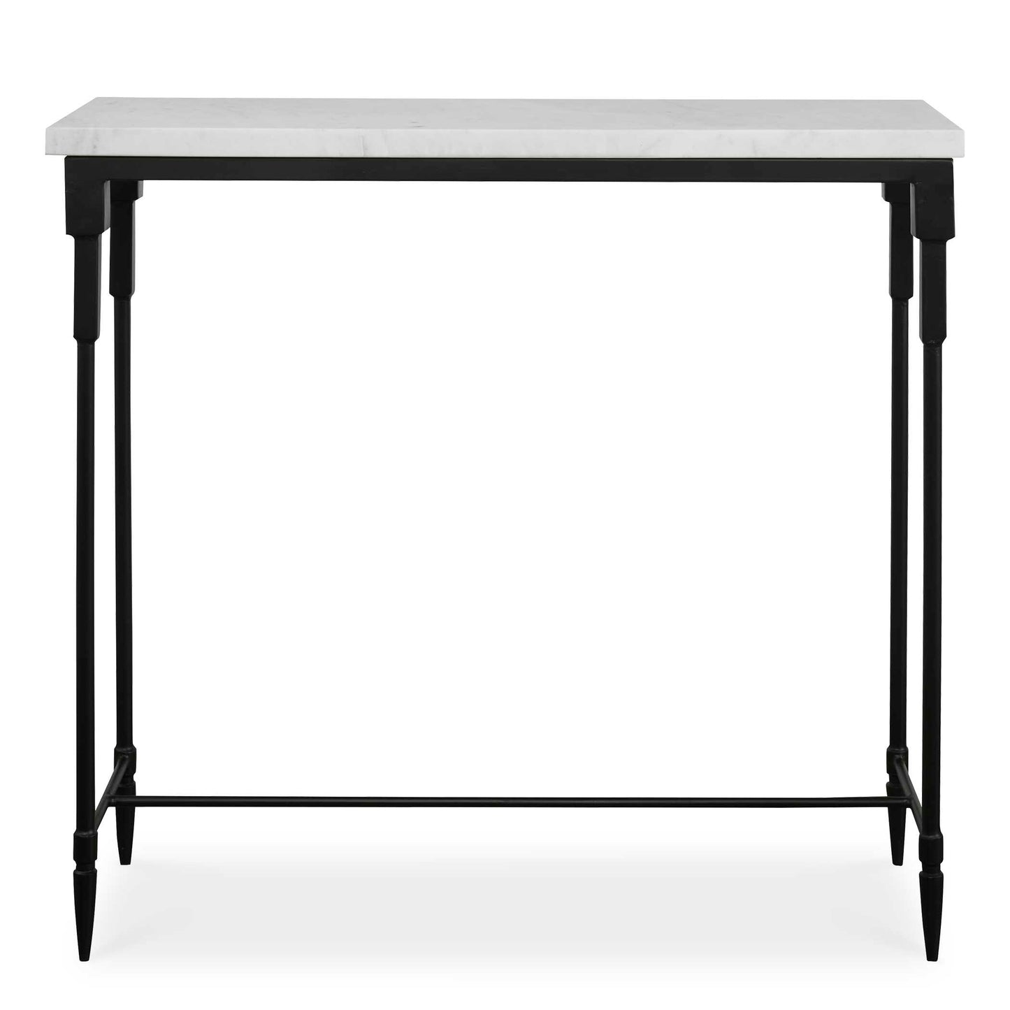 Uttermost Bourges White Marble Console Table