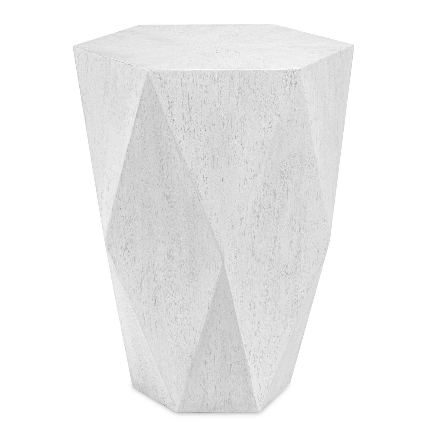 Uttermost Volker White Side Table