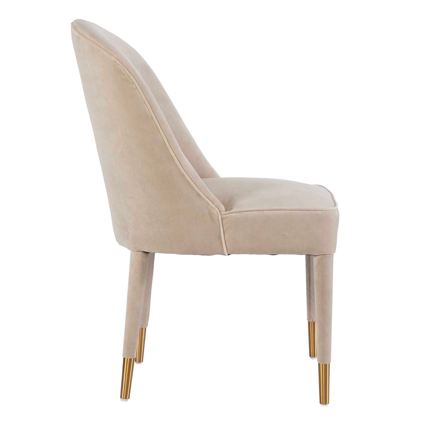 Uttermost Brie Armless Chair Champagne Set Of 2