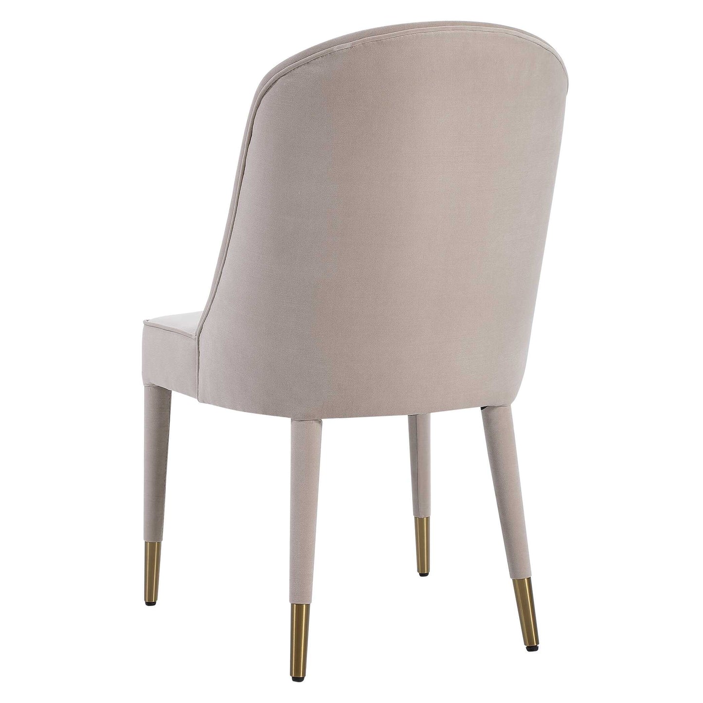 Uttermost Brie Armless Chair Champagne Set Of 2