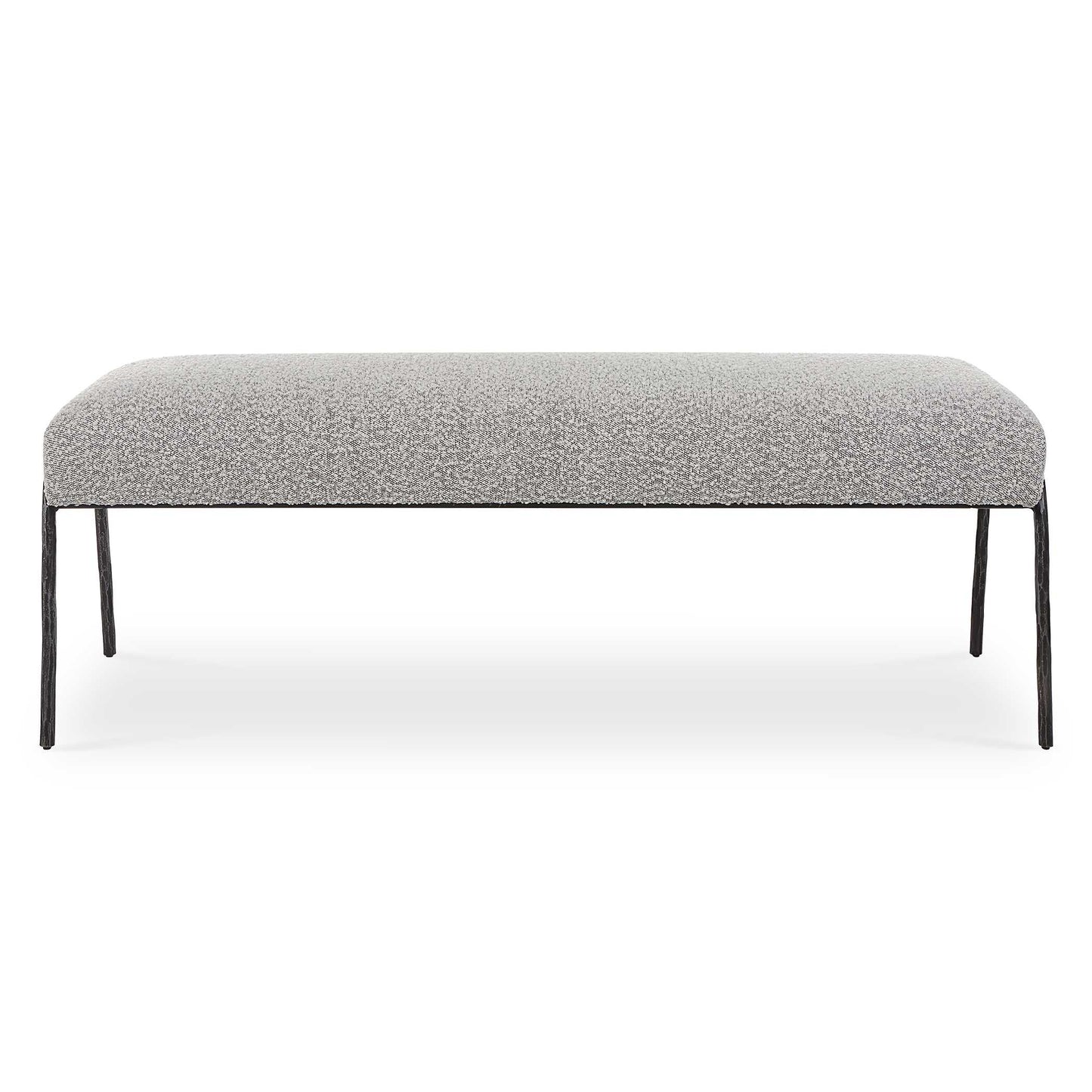 Uttermost Jacobsen Modern Gray Bench