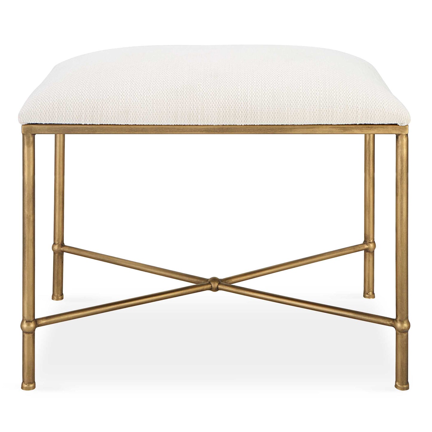 Uttermost Avenham Small Gold Framed Bench