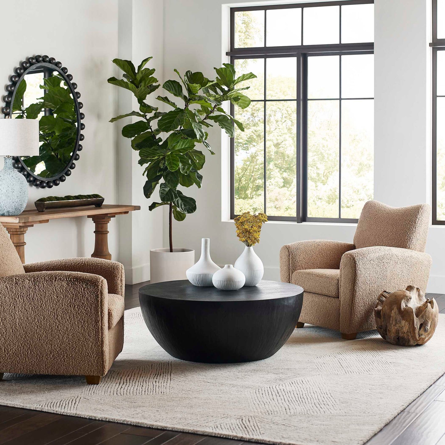 Uttermost Teddy Latte Accent Chair