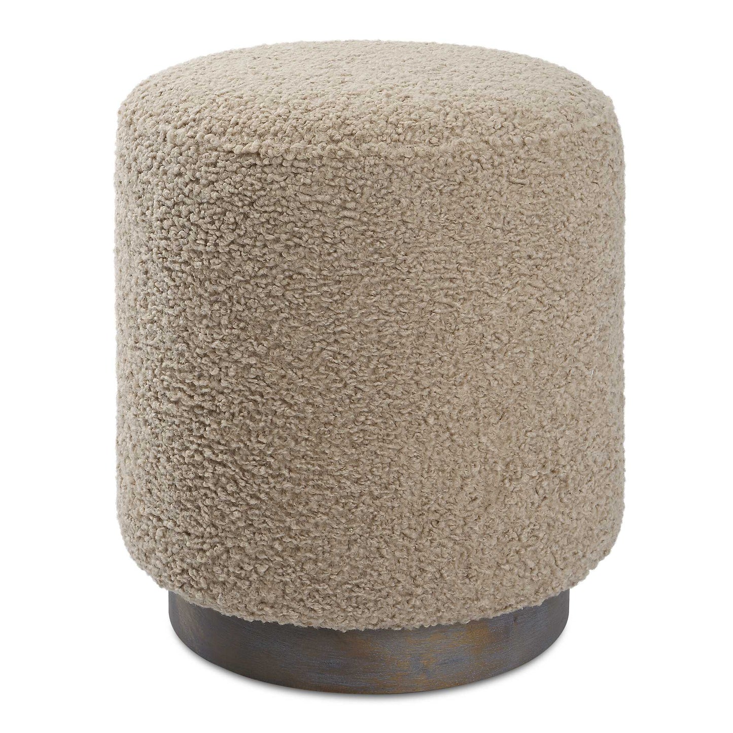 Uttermost Avila Latte Round Ottoman