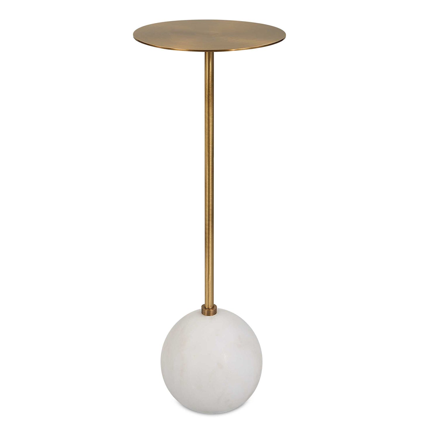 Uttermost Gimlet White Drink Table