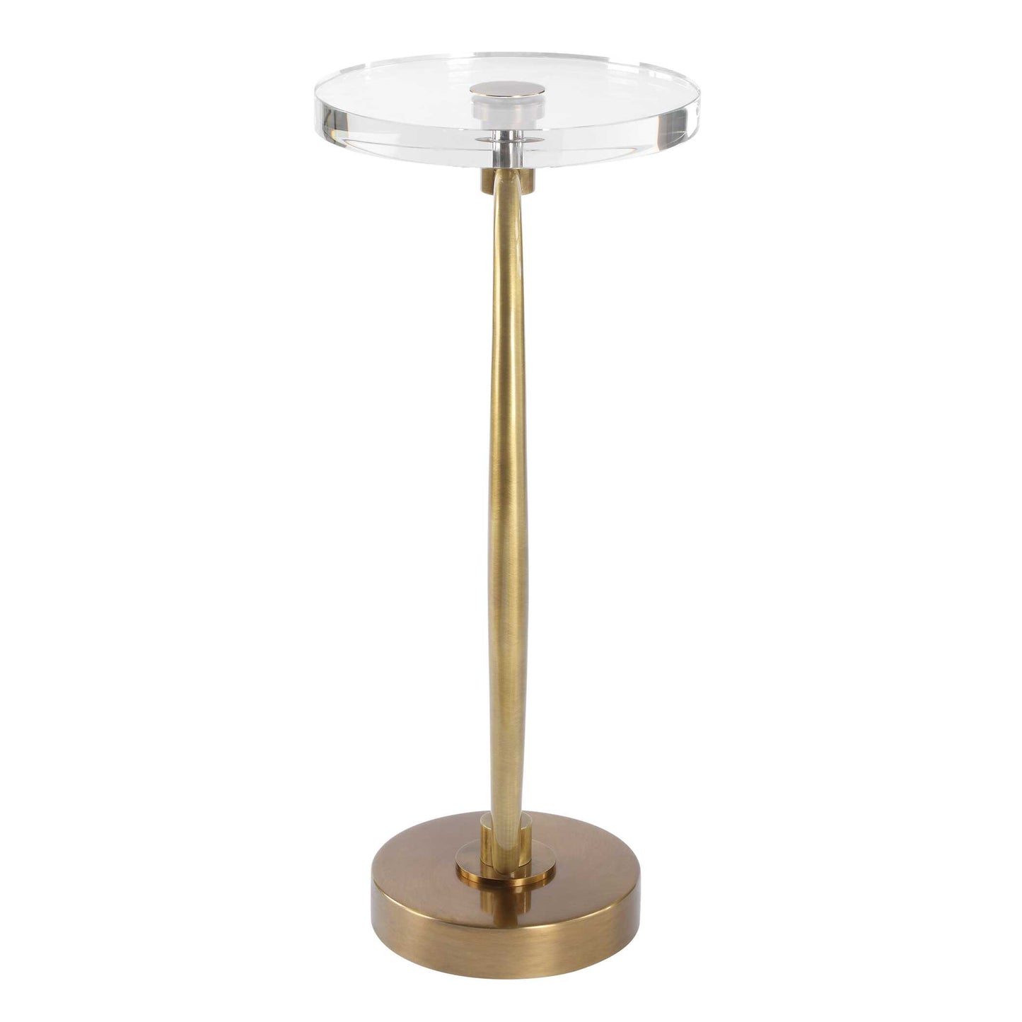Uttermost Waveney Brass Drink Table