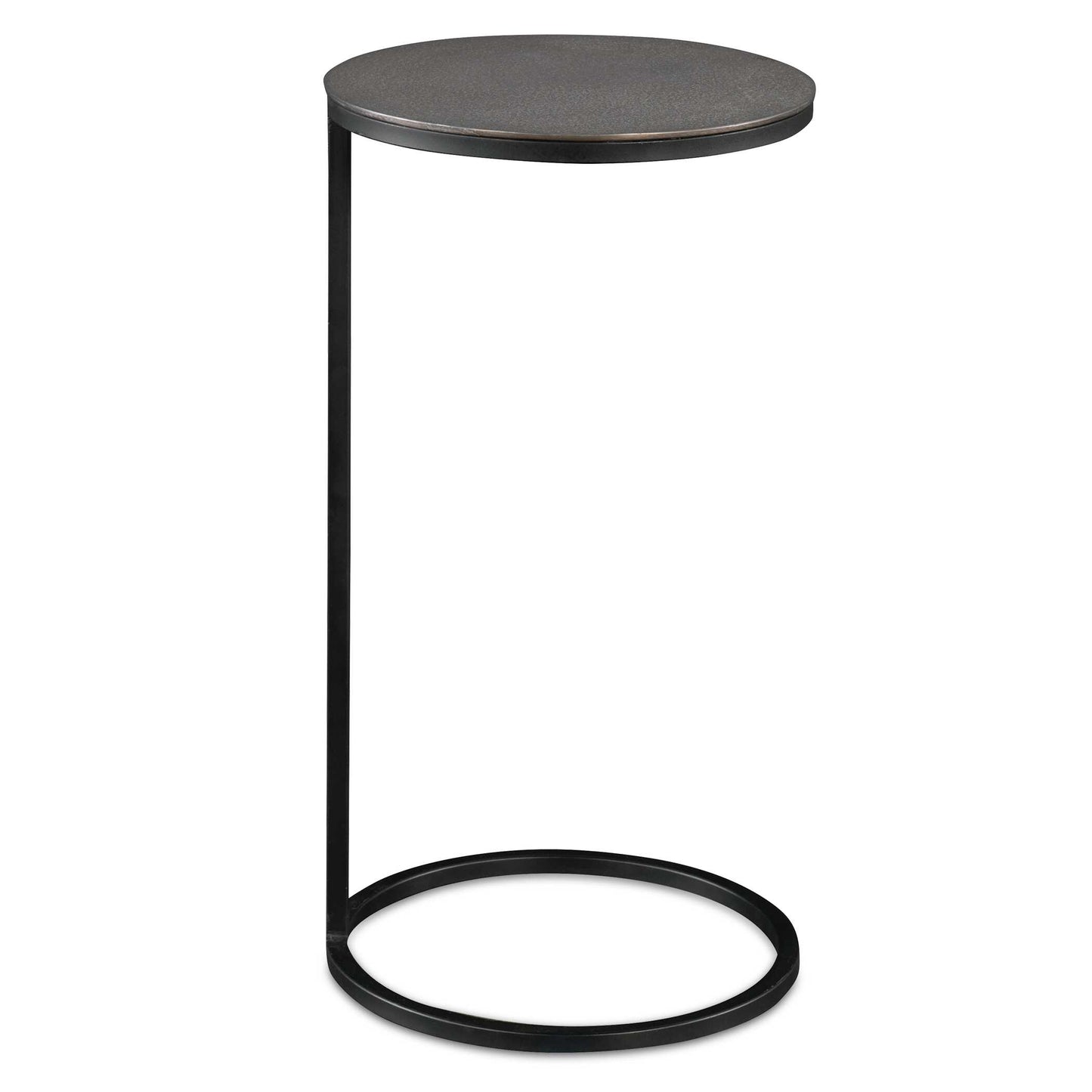 Uttermost Brunei Nickel Accent/Drink Table