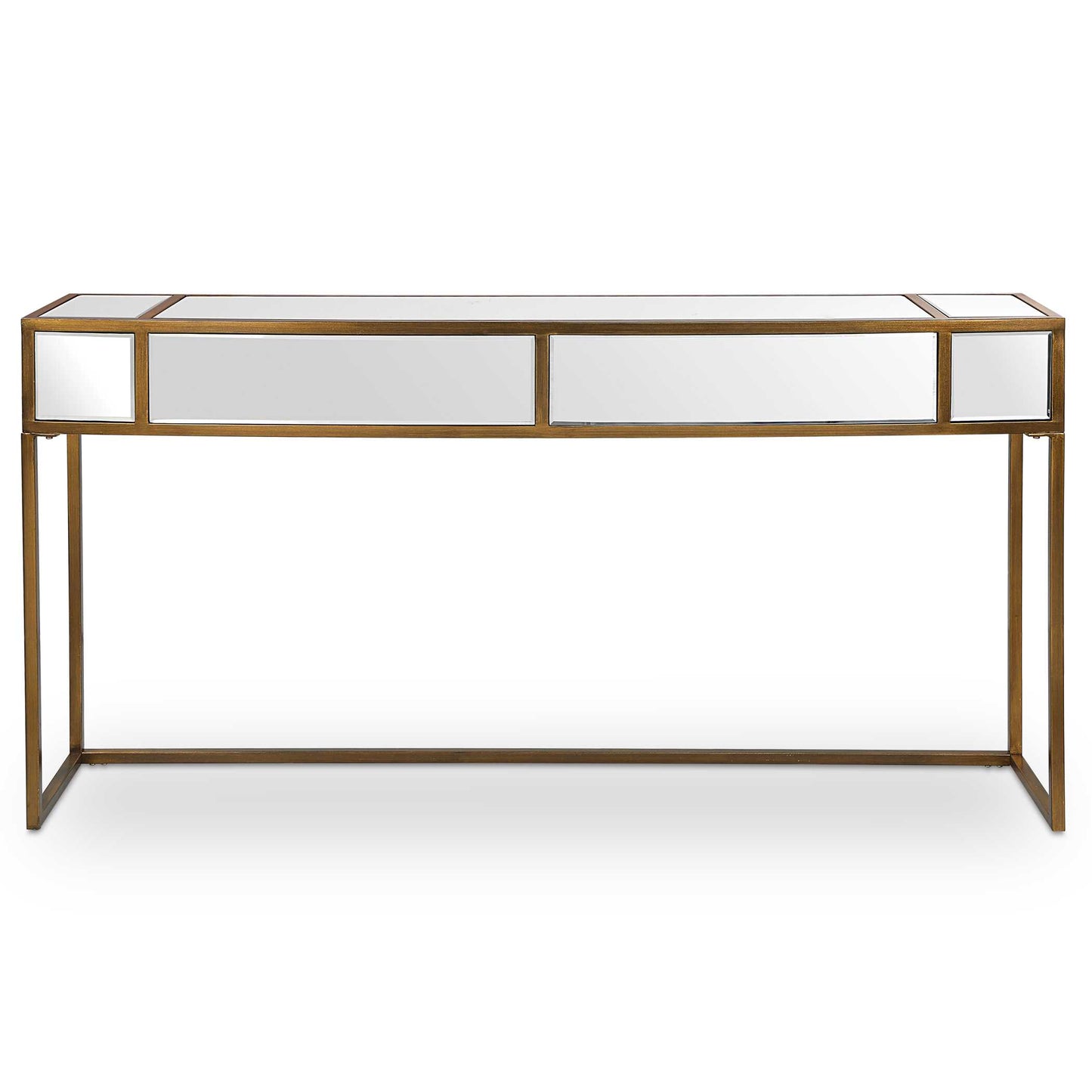 Uttermost Reflect Mirrored Console Table