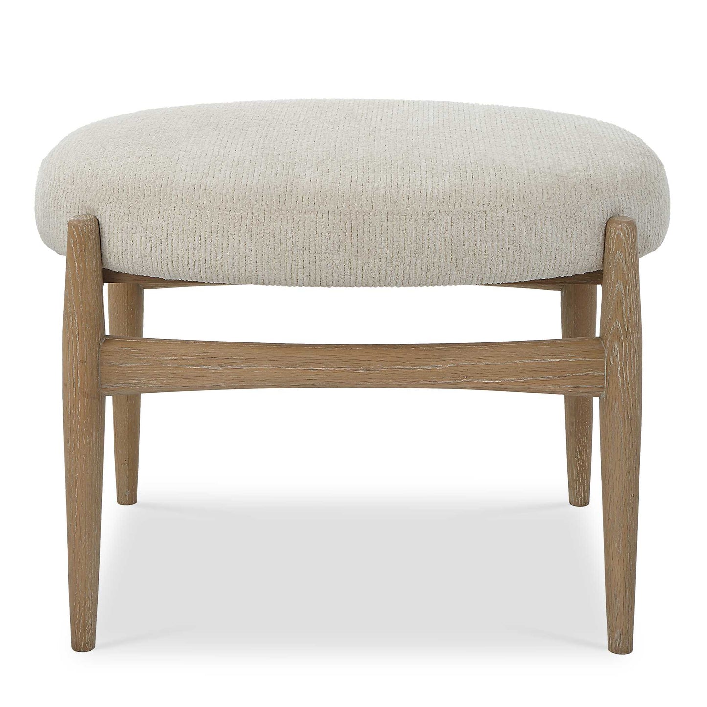 Uttermost Acrobat Off-White Small Bench