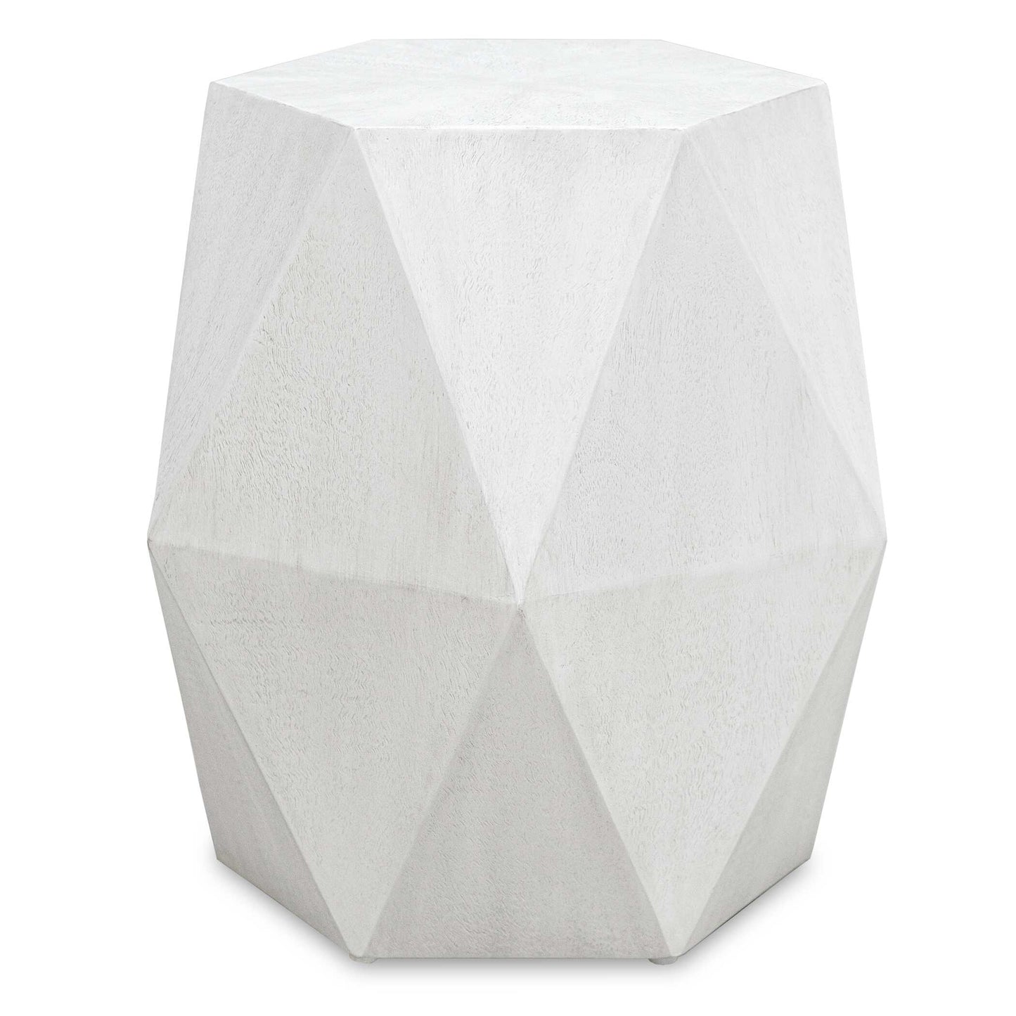 Uttermost Volker White Geometric Accent Table