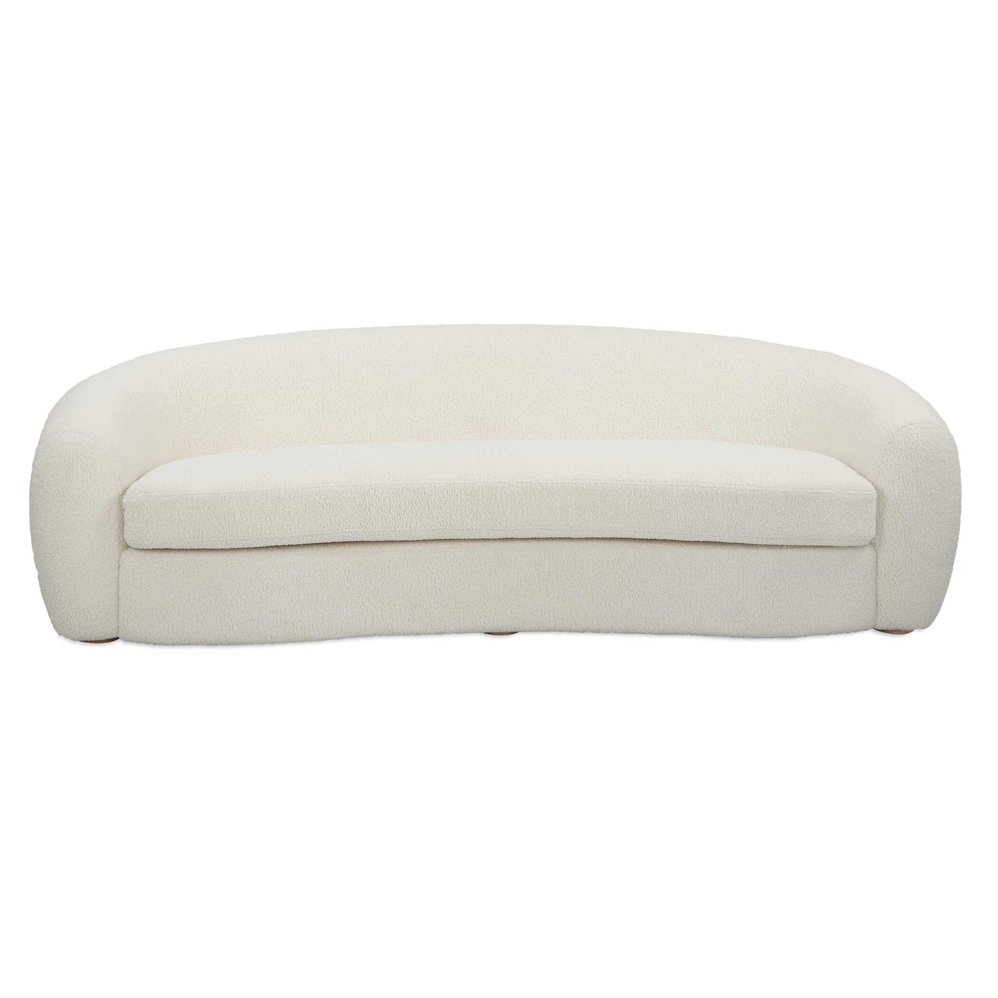 Uttermost Capra Art Deco White Sofa
