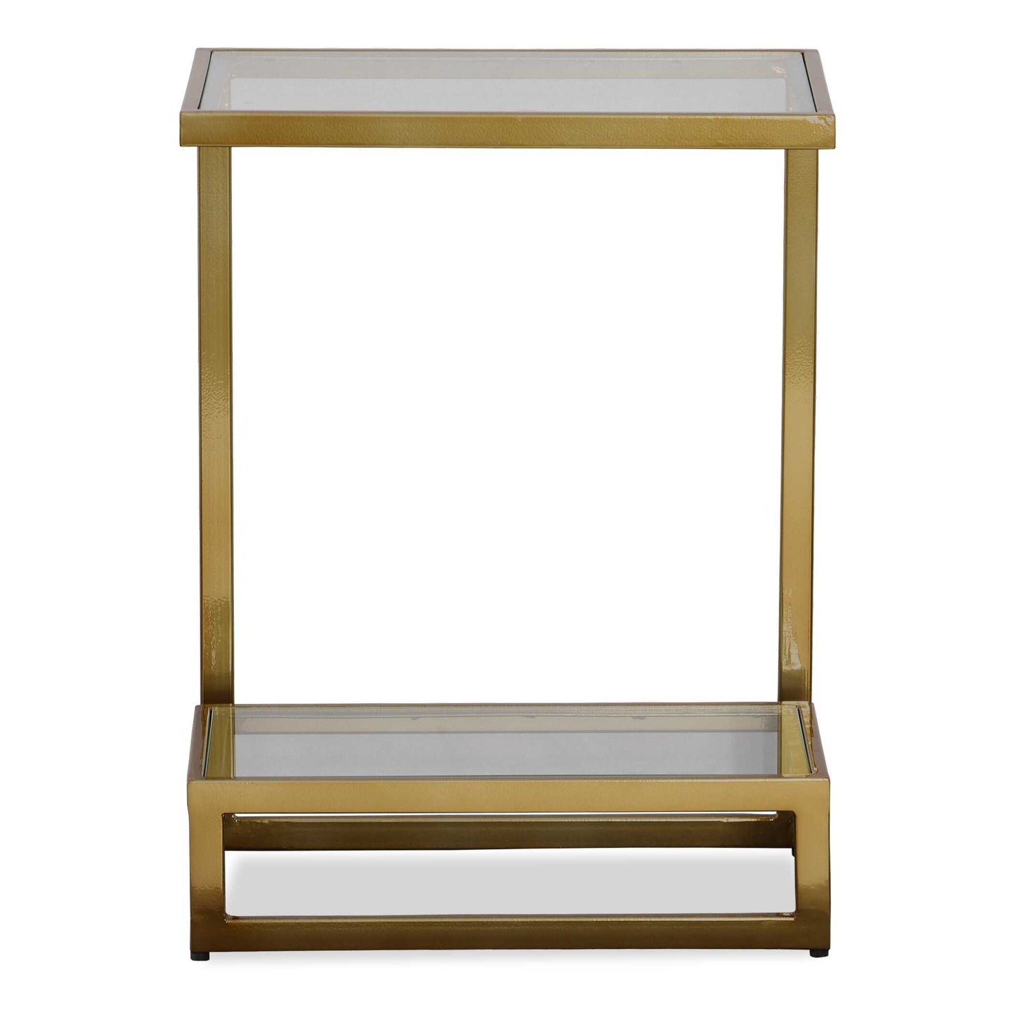 Uttermost Musing Brushed Brass Accent Table