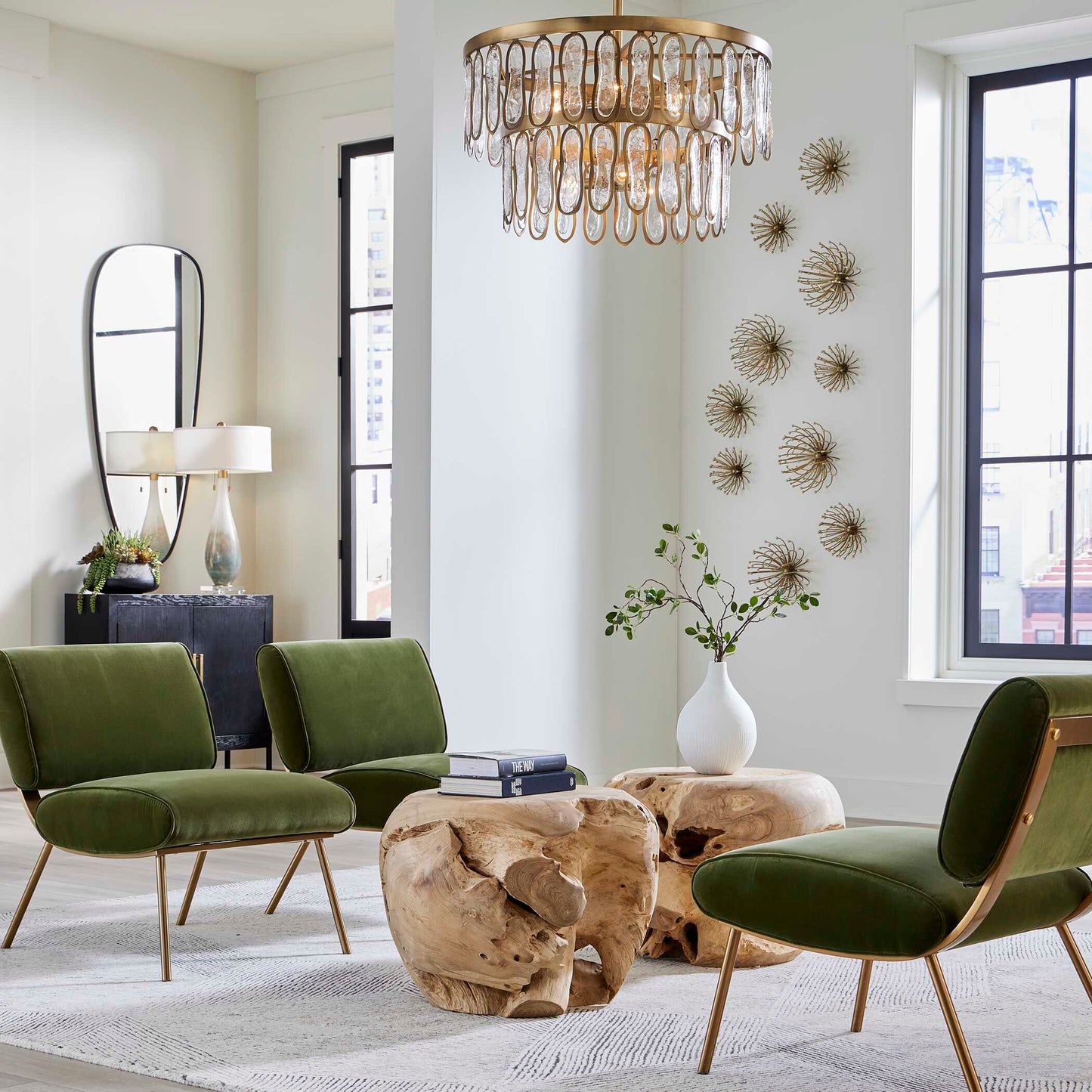 Uttermost Knoll Mid-Century Accent Chair